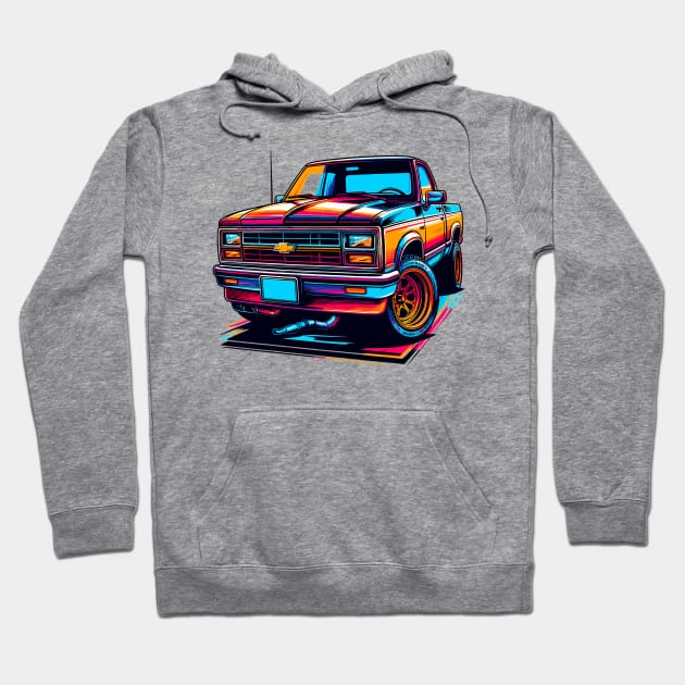 Chevy s10 Hoodie by Vehicles-Art